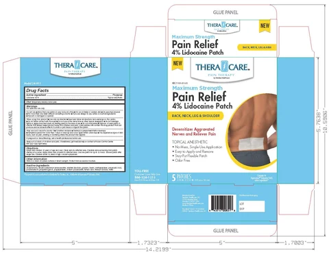 TheraCare Pain Relief Lidocaine packaging