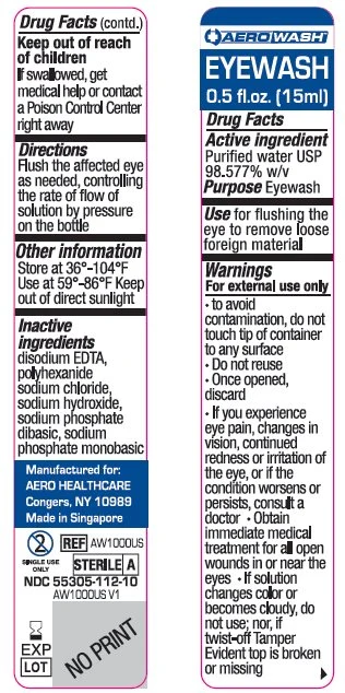 Aerowash Eyewash and Skin-Rinse 포장