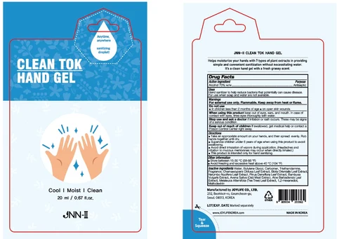 JNN-II CLEAN TOK HAND Gel packaging