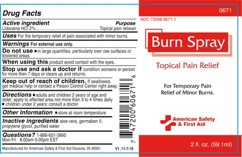 Burn packaging