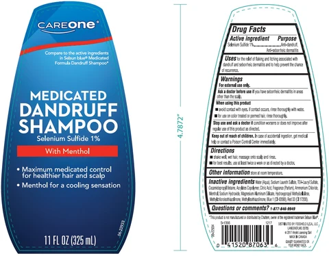 CareOne Medicated Dandruff with Menthol 포장