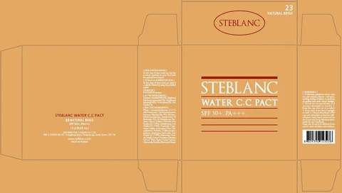 STEBLANC WATER CC PACT23 Natural Beige 포장