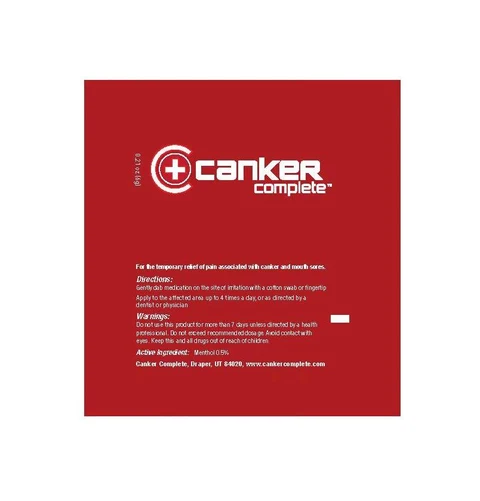 Canker CompleteCanker Sore Relief 포장