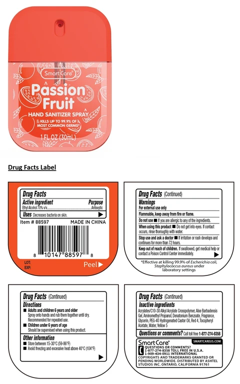 Smart Care Passion Fruit HAND SANITIZER 포장