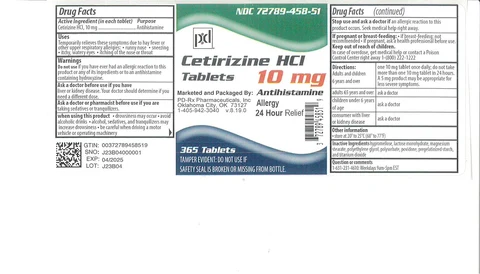cetirizine hydrochloride packaging