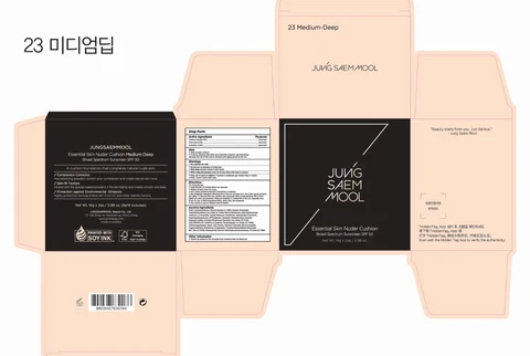 JUNGSAEMMOOL Essential Skin Nuder Cushion Medium Deep 포장