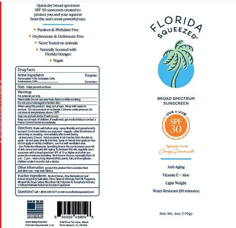 Broad Spectrum SPF 30 sunscreen packaging
