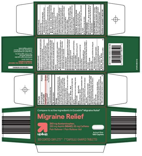Up and Up Migraine Relief 포장