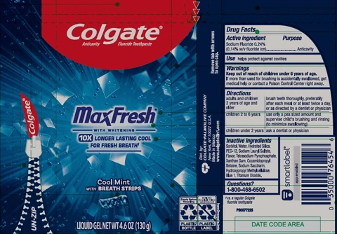 Colgate Max Fresh Cool Mint 포장