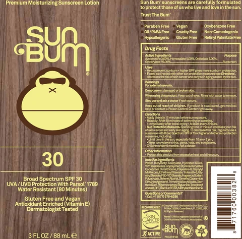 Sun Bum SPF 30 Premium Moisturizing Sunscreen 포장