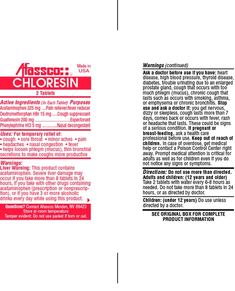 Chloresin packaging