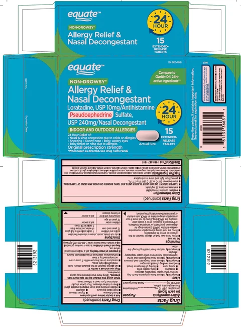 Loratadine and Pseudoephedrine Sulfate packaging