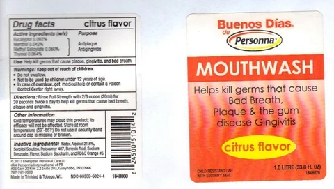 Buenos Dias de Personnacitrus flavour packaging