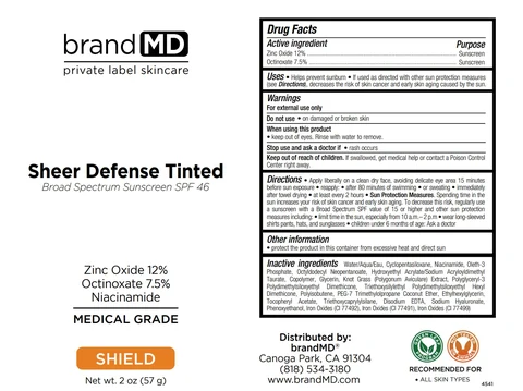 Sheer Defense Tinted SPF 46 포장