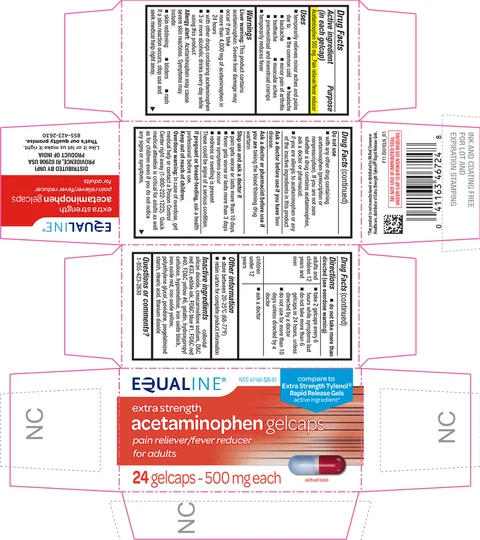 Acetaminophen GelcapsExtra Strength 포장