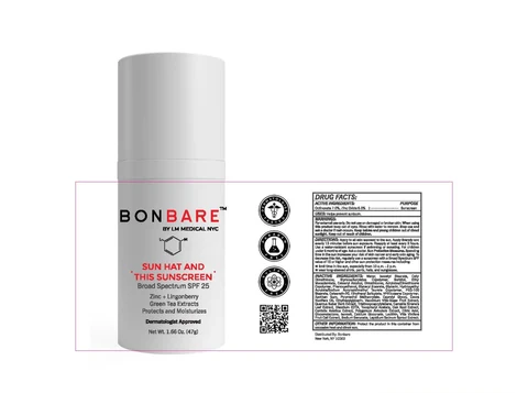Sun Hat and This Sunscreen Broad Spectrum SPF 25 포장