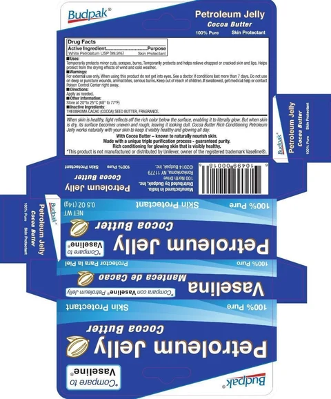 Budpak Petroleum Cocoa Butter packaging