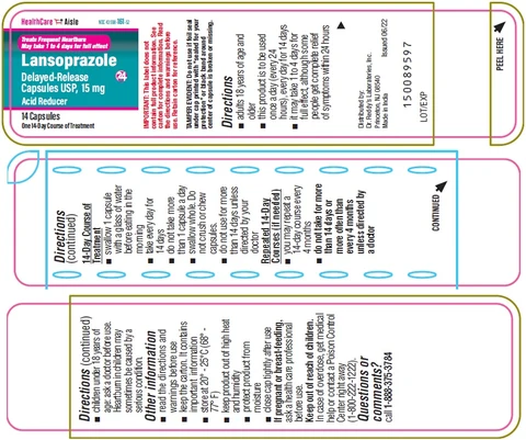 Lansoprazole packaging