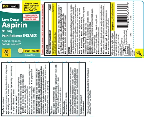 Aspirin 포장
