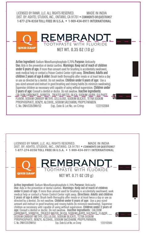 Rembrandt 포장