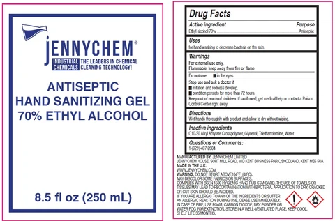 Antiseptic Hand Sanitizing Gel 포장