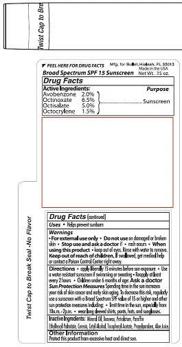 Bullet Line packaging