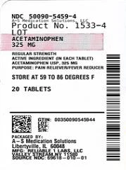 ACETAMINOPHEN 325 MG 포장