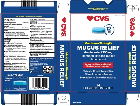 mucus relief 포장