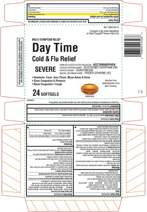 Cold and Flu Severe Daytime 포장