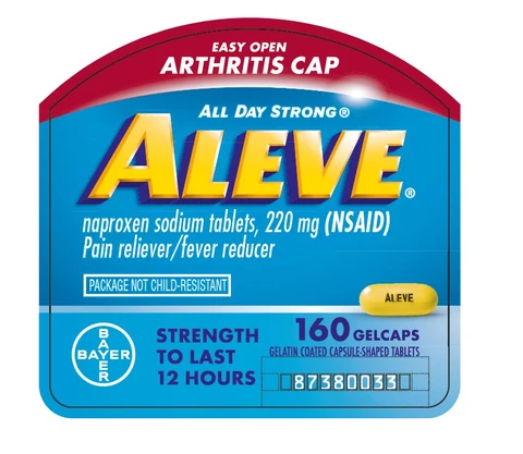AleveGelcaps 포장