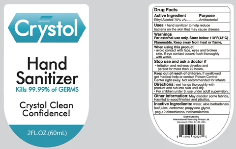 Hand Sanitizer packaging