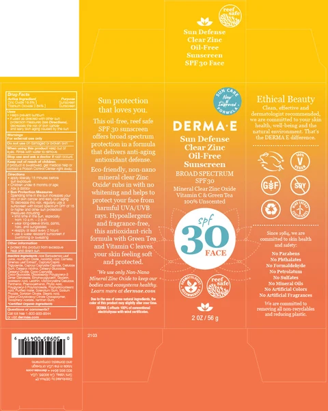 Derma E Sun Defense FaceSPF 30 포장