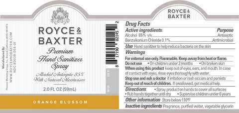 Hand Sanitizer - Orange Blossom packaging