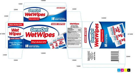 Antiseptic Wipes 포장