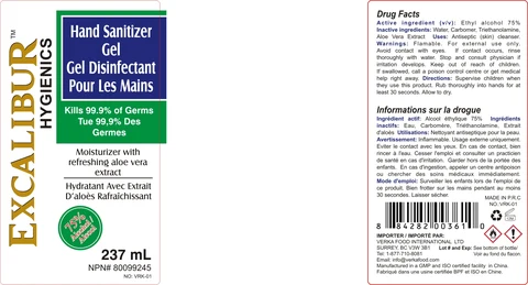 Hand Sanitizer packaging