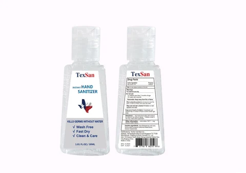 Hand Sanitizer packaging