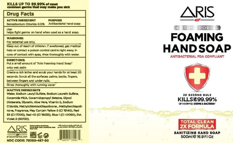 Aris Foaming HandSoap 포장