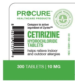 CETIRIZINE HYDROCHLORIDE10 MG 포장