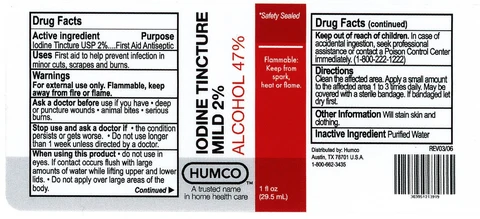 Humco Mild Iodine 2 Percent 12 3 25