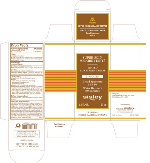 Tinted Sunscreen SPF 30 2-Golden packaging