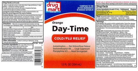 Day-Time COLD/FLU RELIEF 포장