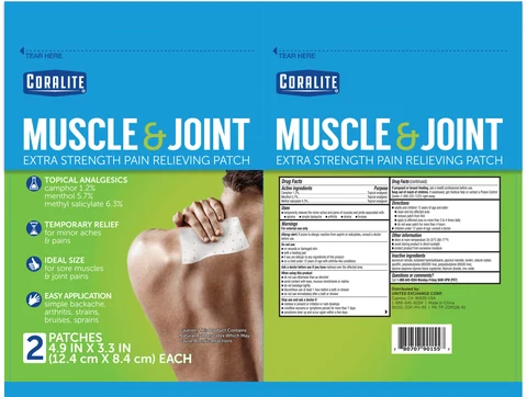 Coralite Muscle and Joint Pain Relief 포장