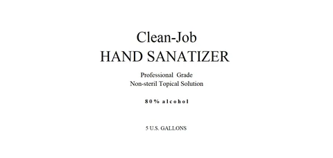 BlackFork Spirits, LLC Hand Sanitizer 포장