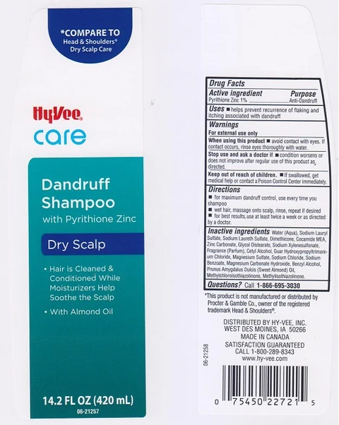 Hyvee Care Dry Scalp Dandruff 포장