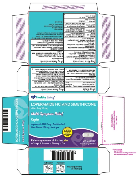 Loperamide Hydrochloride and Simethicone packaging