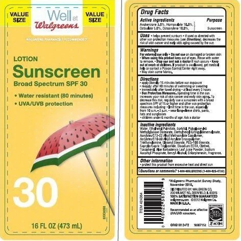 Walgreens SunscreenBroad Spectrum SPF 30 packaging