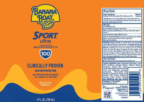 BANANA BOAT 포장