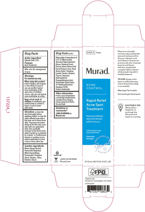 Acne Control Rapid Relief Acne Spot Treatment packaging