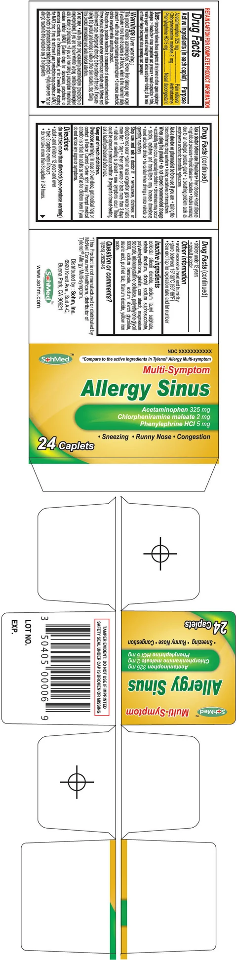 SohMed Allergy Sinus 포장