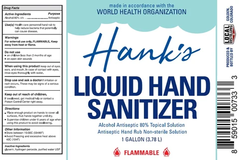 Hand Sanitizer packaging
